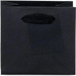 Top 10 🎉 OccasionAll- Extra Small Black Paper Gift Bags with Fancy Handles, Luxury Shopping Euro Totes, Premium Gift Wrap for 🥳 Birthday Parties - 4x2.75x4.5 12 Pack ✨ -Party Bags & Containers Shop occasionall extra small black paper gift bags with fancy handles luxury shopping euro totes premium gift wrap for birthday parties 4x2 75x4 5 12 pack14247559 a02NOWA
