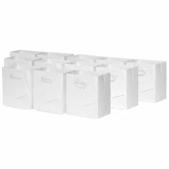 Buy π OccasionALL- Extra Small White Paper Wedding Gift Bags for π Birthday Parties 12 Pack 4x2.75x4.5 β