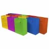 Budget 😍 OccasionALL- Large Multi-Color Neon Paper Gift Bags with Handles for 🎂 Birthday Parties 12 Pack 10x5x13 🌟