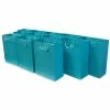 Wholesale 🌟 OccasionALL- Large Turquoise Designer Paper Gift Bags with Handles for 🎂 Birthday Parties 12 Pack 10x5x13 🔥