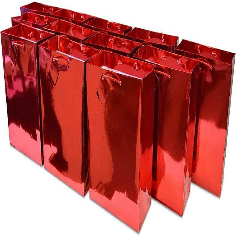 Best Sale โ๏ธ OccasionALL- Metallic Paper Red Gift Bags, for ๐ฅณ Birthday Parties 7.5x3.5x9, 12 Pack ๐ฅฐ 1 Best Sale โ๏ธ OccasionALL- Metallic Paper Red Gift Bags, for ๐ฅณ Birthday Parties 7.5x3.5x9, 12 Pack ๐ฅฐ