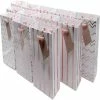 Best Pirce 🤩 OccasionALL- Metallic Rose Gold Paper Gift Bags with Handles for 🎂 Birthday Parties 12 Pcs 7.5x3.5x9x3.5 👍