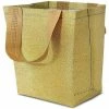 Deals 🔥 OccasionALL- Small Metallic Gold Reusable Reusable Glitter Gift Bags with Handles, 🥳 Birthday Party Favor Bags Bags for Weddings, Holidays - 6x3x8 12 Pcs ⭐