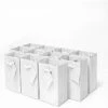 Best Sale 🔔 OccasionAll- Small White Gift Bags - 120 Pack Extra Small Paper Gift Bags with Handles, Mini Designer Gift Wrap Bags in Bulk for 🎂 Birthdays, Holidays 4x2.75x4.5 🥰