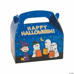 Brand new 🌟 Peanuts® 💀 Halloween Cardboard Treat Boxes 🎉
