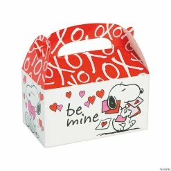 Flash Sale 🥰 Peanuts® Valentine Favor Boxes - 12 Pc. 🔔