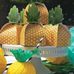 Cheap 😉 Pineapple Favor Boxes - 12 Pc. ⭐ -Party Bags & Containers Shop pineapple favor boxes 12 pc 13641323 a02