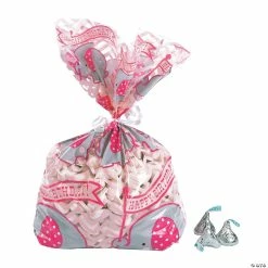 Best Pirce 🎁 Pink Elephant Cellophane Bags - 12 Pc. 😀