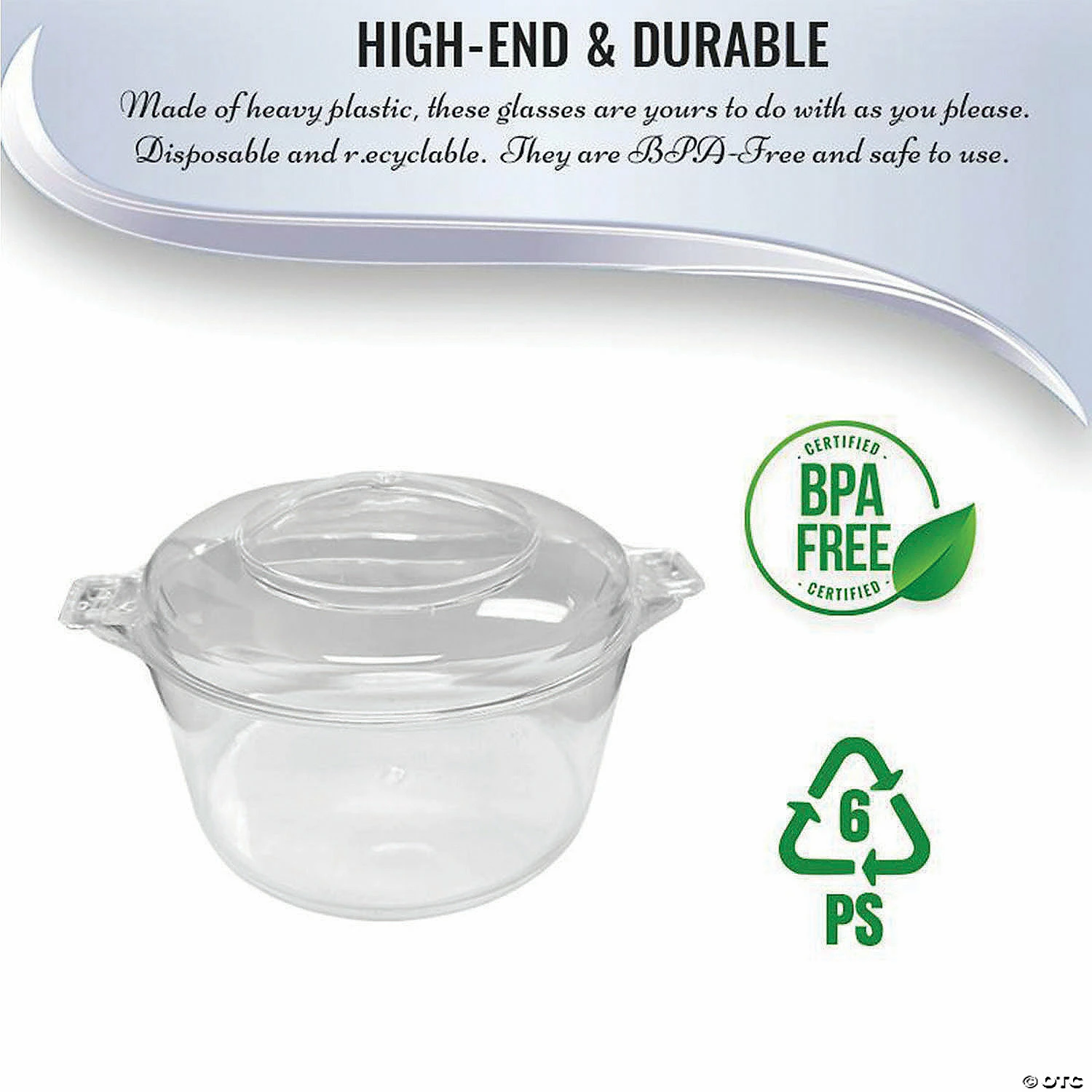 Buy π Premium 3.4 oz. Clear Disposable Plastic Mini Pots - 288 Pc. β 5 Buy π Premium 3.4 oz. Clear Disposable Plastic Mini Pots - 288 Pc. β - Image 5