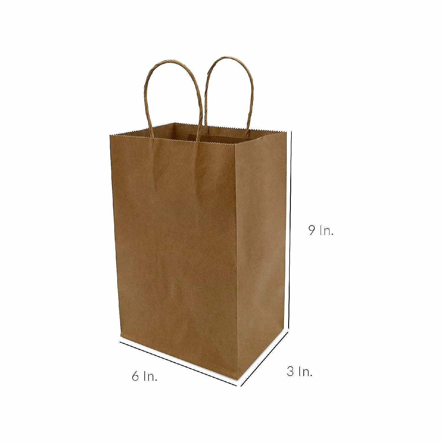 Cheap βοΈ Prime Line Packaging - 8x4x10 Inch 100 Pack Kraft Paper Bags, Brown Gift Bags with Handles, Small Craft Shopping Bags in Bulk for Boutiques π 2 Cheap βοΈ Prime Line Packaging - 8x4x10 Inch 100 Pack Kraft Paper Bags, Brown Gift Bags with Handles, Small Craft Shopping Bags in Bulk for Boutiques π - Image 2