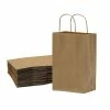 Cheap ✔️ Prime Line Packaging - 8x4x10 Inch 100 Pack Kraft Paper Bags, Brown Gift Bags with Handles, Small Craft Shopping Bags in Bulk for Boutiques 🛒