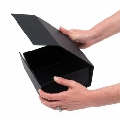 Flash Sale ✔️ Prime Line Packaging- Black Collapsible Gift Boxes with Lid Closure for Parties 15 Pack 14x14x6 ❤️ -Party Bags & Containers Shop prime line packaging black collapsible gift boxes with lid closure for parties 15 pack 14x14x614246757 a03NOWA