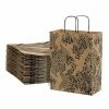 Cheap 🔔 Prime Line Packaging- Brown Animal Print Kraft Paper Bags with Handles 50 Pack 10x5x13 🥰