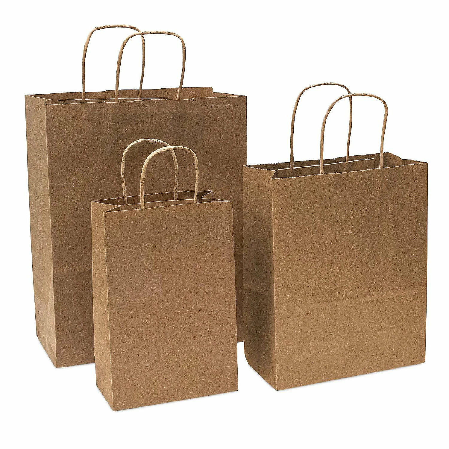 Promo π₯ Prime Line Packaging- Brown Kraft Paper Shopping Bags with Handles, Assorted Sizes 75 Pack π 1 Promo π₯ Prime Line Packaging- Brown Kraft Paper Shopping Bags with Handles, Assorted Sizes 75 Pack π