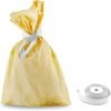 New ⭐ Prime Line Packaging- Extra Large Sheer Fabric Pouches with Satrin Ribbon Tie, Gold Sachet Mesh Cloth Bags in Bulk for Business - 50 Pack 16x42 Inch 🧨