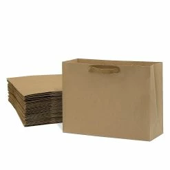 Top 10 ✨ Prime Line Packaging- Large Designer Gift Bags with Fabric Handles for All Occasion 25 Pack 16x6x12 ✔️