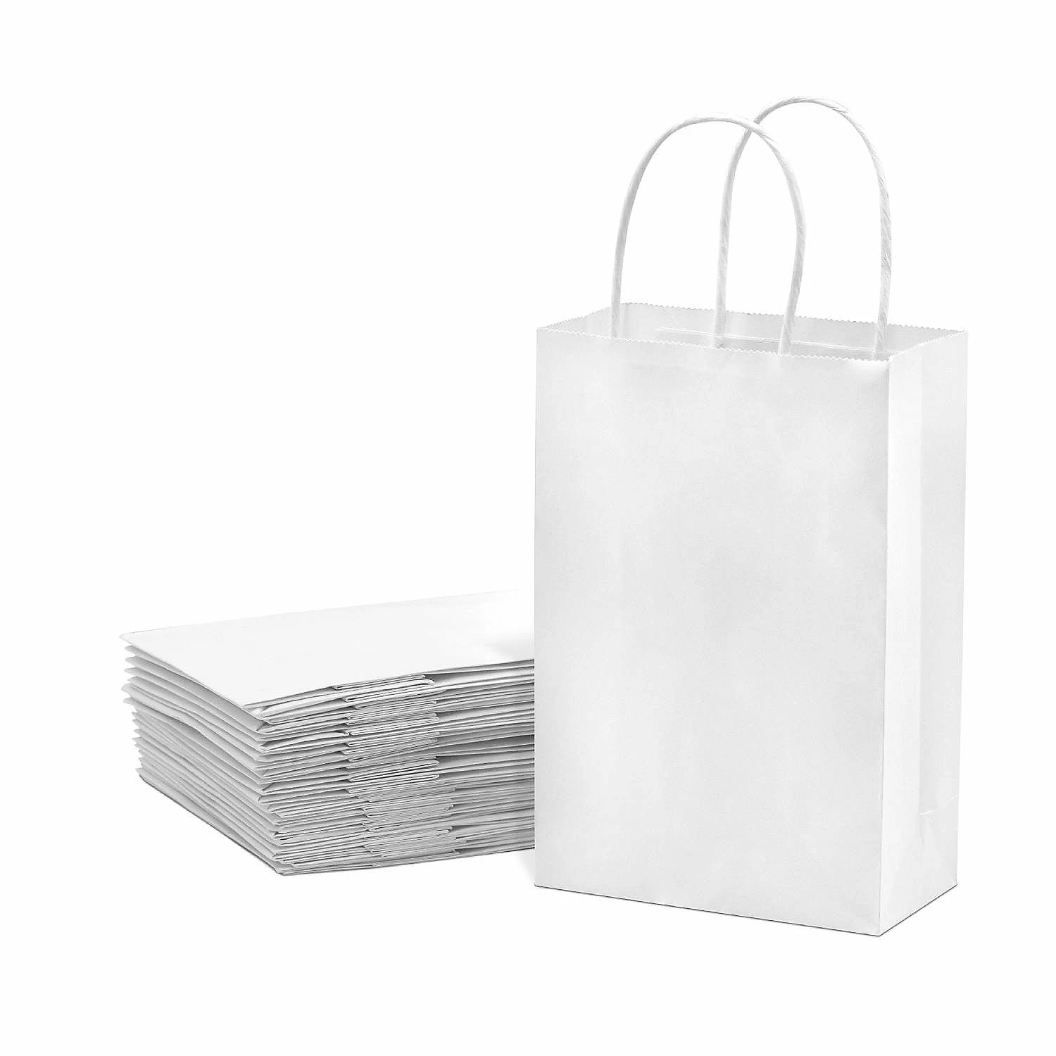 Promo 𧨠Prime Line Packaging- Large White Paper Bags, Kraft Paper Bags with Twisted Handles 100 Pack 16x6x12 π 2 Promo 𧨠Prime Line Packaging- Large White Paper Bags, Kraft Paper Bags with Twisted Handles 100 Pack 16x6x12 π - Image 2