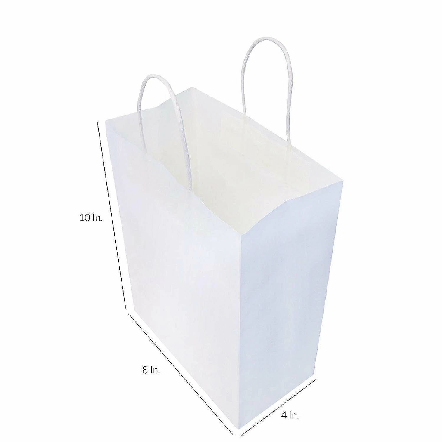 Promo 𧨠Prime Line Packaging- Large White Paper Bags, Kraft Paper Bags with Twisted Handles 100 Pack 16x6x12 π 3 Promo 𧨠Prime Line Packaging- Large White Paper Bags, Kraft Paper Bags with Twisted Handles 100 Pack 16x6x12 π - Image 3