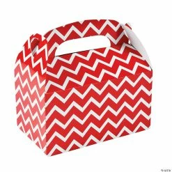 Outlet 👍 Chevron Favor Boxes - 12 Pc. 🎁