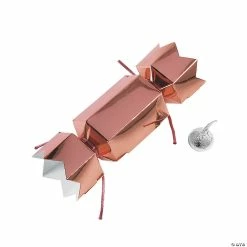 New 🧨 Metallic Cylinder Favor Boxes with Ties - 24 Pc. ⌛