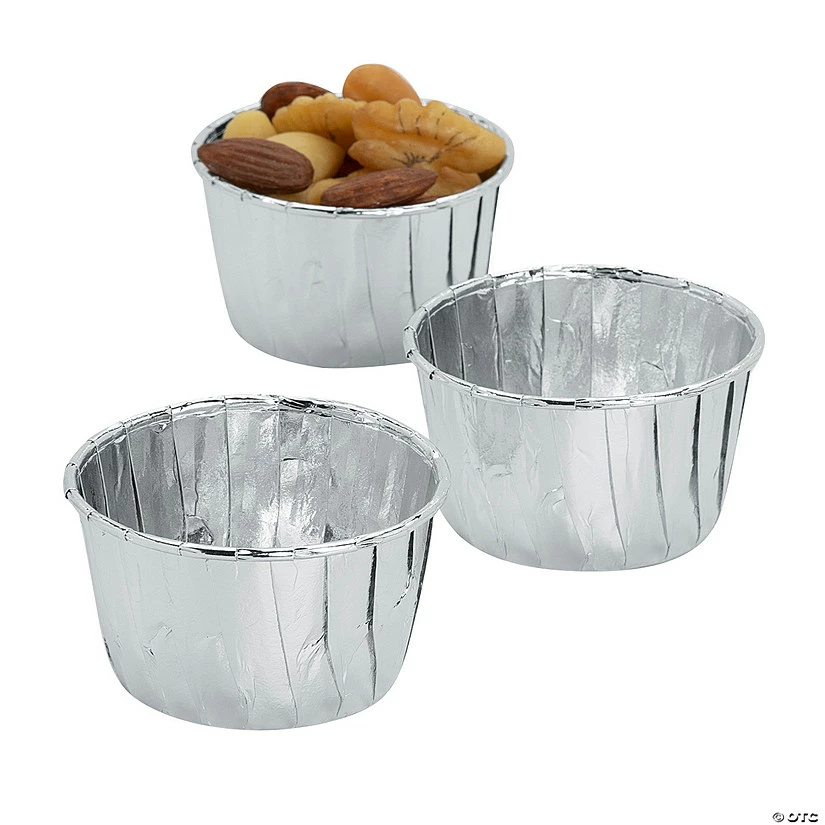 Wholesale ๐ Silver Foil Treat Cups - 25 Pc. ๐ 1 Wholesale ๐ Silver Foil Treat Cups - 25 Pc. ๐
