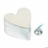 Coupon 💯 Silver Heart-Shaped Favor Boxes - 12 Pc. 🧨