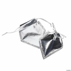 Cheap 😍 Metallic Drawstring Favor Bags - 12 Pc. ⌛
