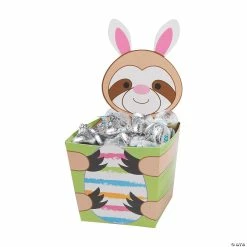 Coupon 😀 Sloth Bunny Treat Boxes - 12 Pc. 🧨