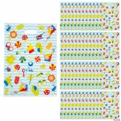 New 🔔 Snappy Spring Plastic Goody Bags - 50 Pc. 😍