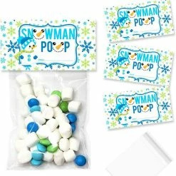 Coupon 🧨 Snowman Poop Bag Toppers 40pc. by AmandaCreation 🎁