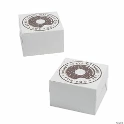Discount ✨ Square Donut Favor Boxes - 12 Pc. 🧨
