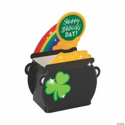 Cheap 👍 St. Patrick’s Day Pot of Gold Treat Boxes - 12 Pc. ❤️