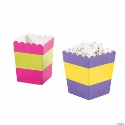 Flash Sale 🔥 Striped 🎂 Birthday Popcorn Boxes- 12 Pc. 😉