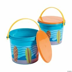 Cheap ✔️ Surf’s Up Pails with Lid - 12 Pc. ✨