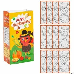 Coupon ⌛ Thanksgiving Activity Treat Bags - 12 Pc. 🌟