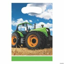 Cheap 🎁 Tractor Party Treat Bags - 8 Pc. 💯