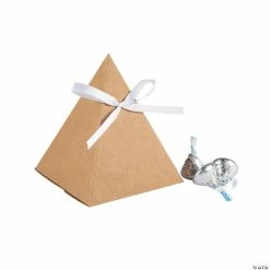 New 💯 Triangle Kraft Paper Favor Boxes - 24 Pc. 💯