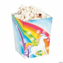 Wholesale 🎁 Unicorn Popcorn Boxes - 24 Pc. 🔔