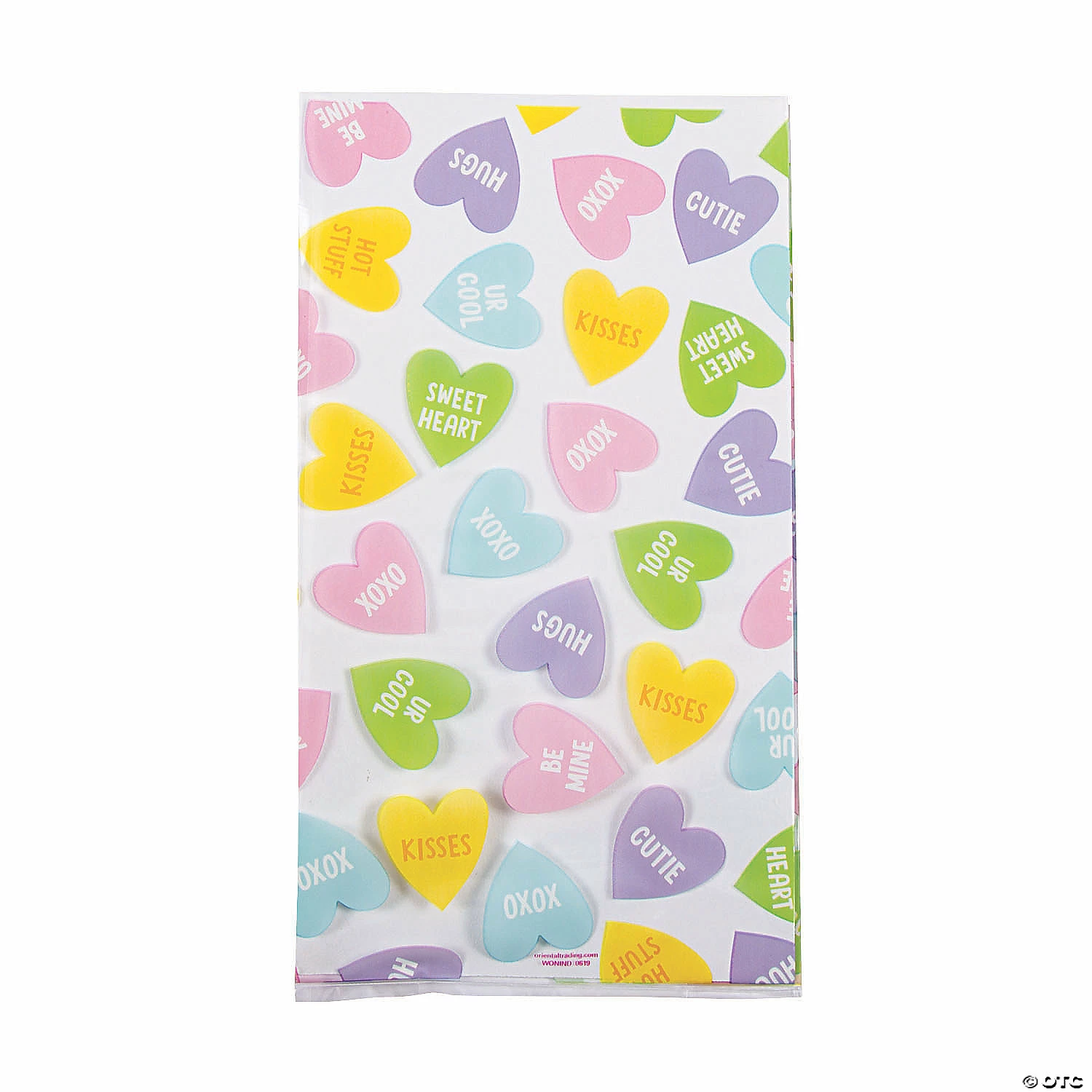 Wholesale β Valentine Conversation Hearts Cellophane Bags - 24 Pc. π 2 Wholesale β Valentine Conversation Hearts Cellophane Bags - 24 Pc. π - Image 2