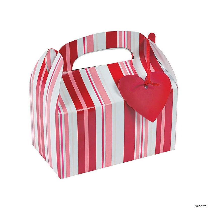 Outlet ✔️ Valentine Favor Boxes with Tags - 12 Pc. 🤩