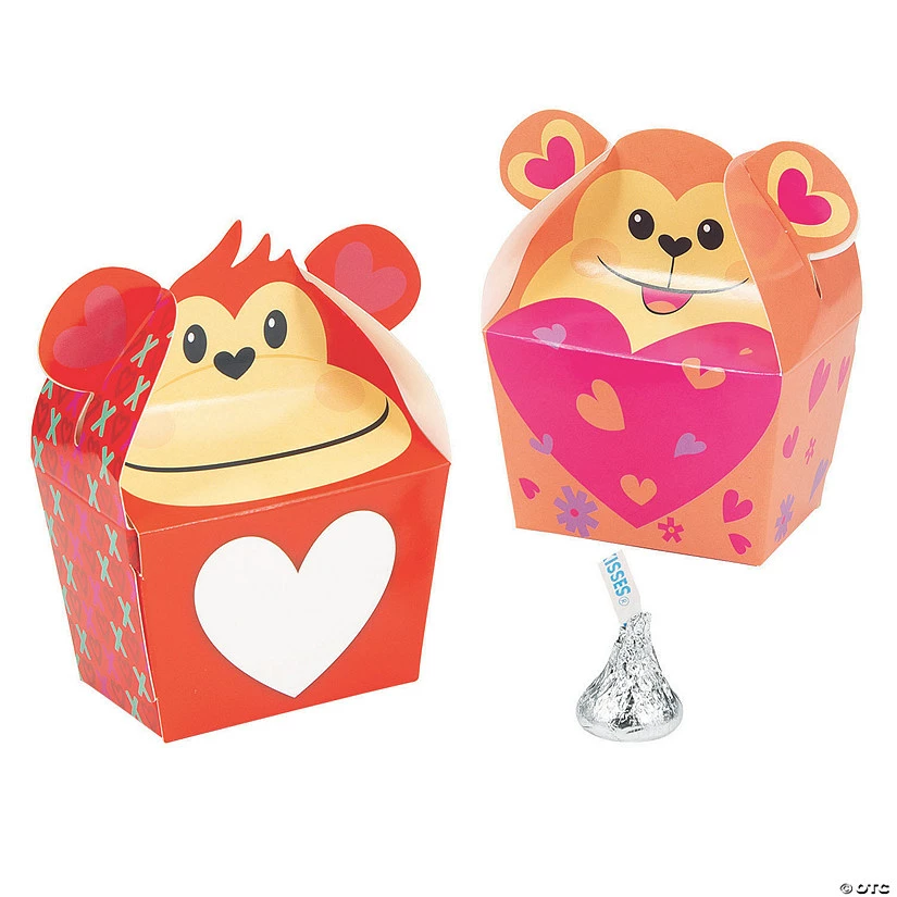 Flash Sale ❤️ Valentine Monkey Treat Boxes - 12 Pc. 🤩 1 Flash Sale ❤️ Valentine Monkey Treat Boxes - 12 Pc. 🤩