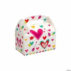 Deals 👍 Valentine’s Day Bright Treat Boxes - 12 Pc. ✨