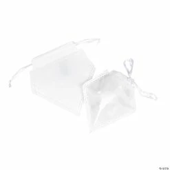 Deals 🎉 Metallic Drawstring Favor Bags - 12 Pc. 🔔