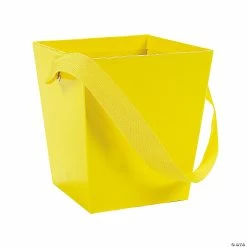 Wholesale 👏 Buckets With Ribbon Handle - 6 Pc. 🎉
