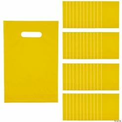 Deals 😉 Solid Color Plastic Goody Bags - 50 Pc. 😉